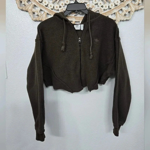 Adidas Originals Corset Style Full Zip Hoodie - Picture 5 of 11